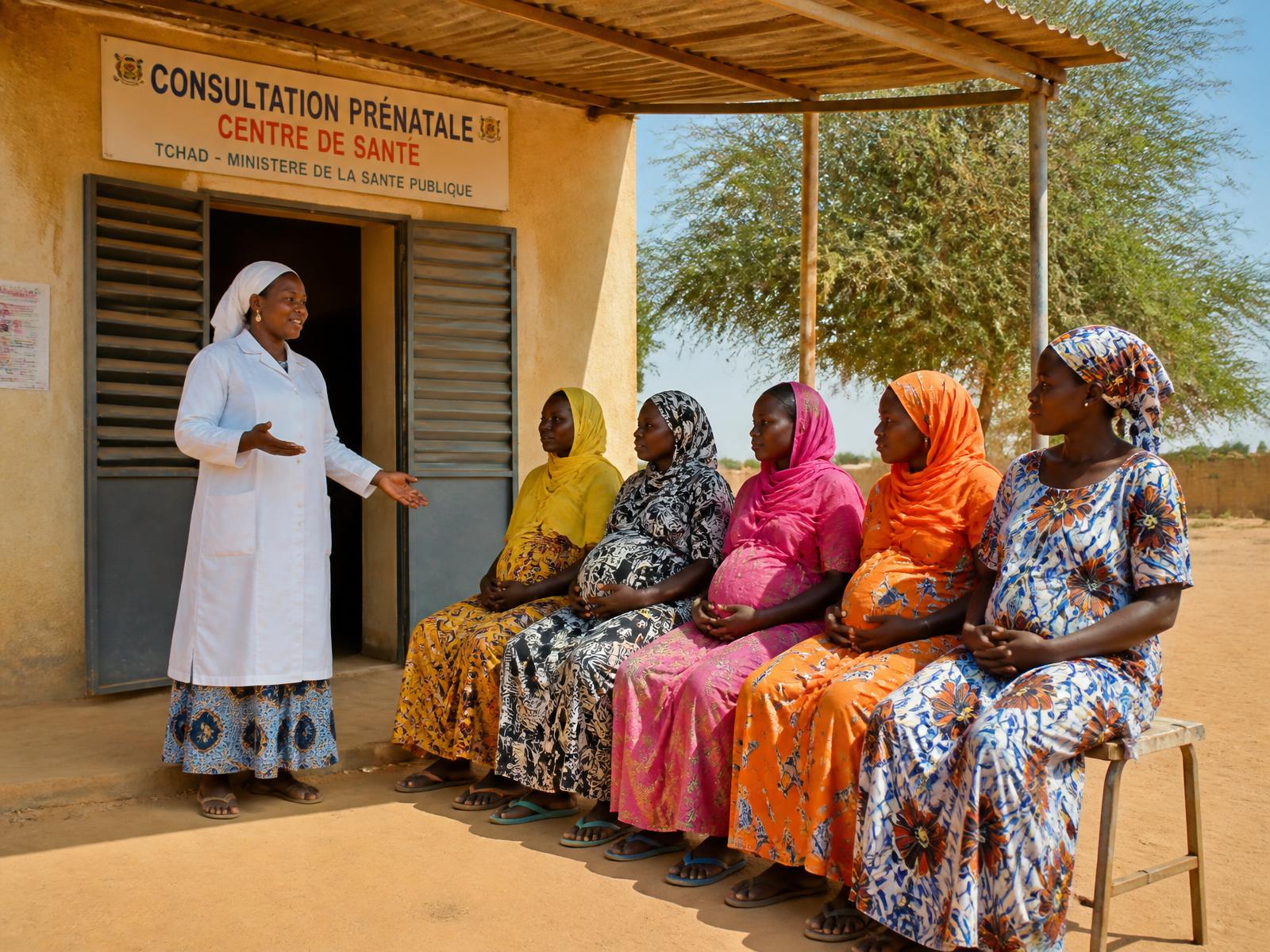 Centre de consultation prénatale de proximité au Tchad